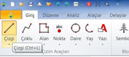 3.ADIM: İlgili noktaların birleştirilerek detayların çizimi NetCAD e girilen detay noktaları arazide alınan