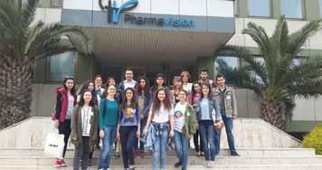 Yıldız Teknik Üniversitesi Öğrenci Gezisi 29 Nisan 2016 tarihinde Yıldız Teknik Üniverstiesi Kimya Bölümü öğrencilerinin Toksikoloji Dersi kapsamında saha ziyaretinde, ilaç üretimi,