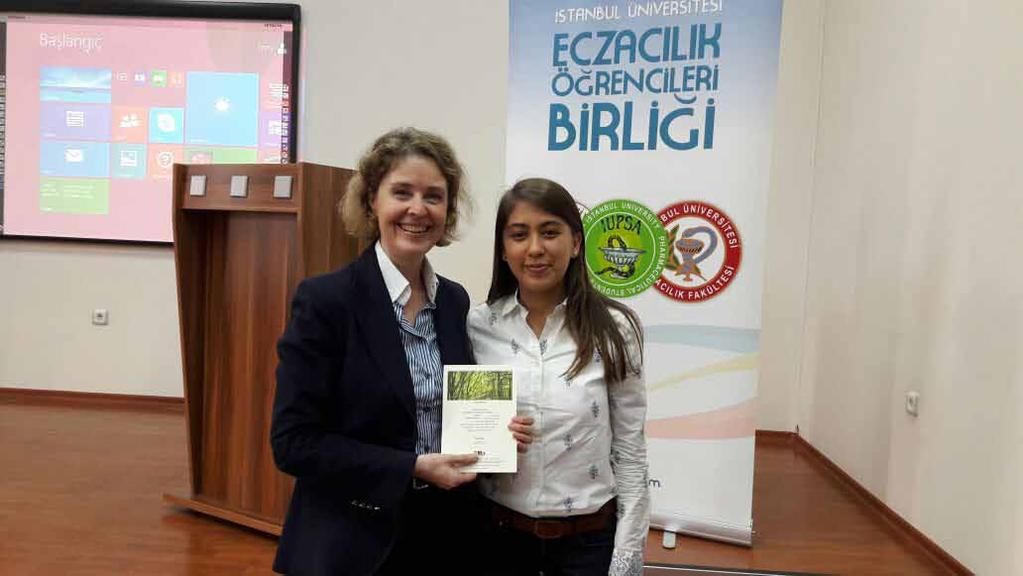 İstanbul Üniversitesi Eczacılık Fakültesi ne Ziyaretimiz 19 Ekim 2016 tarihinde İstanbul Üniversitesi Eczacılık Fakültesi öğrencilerinin kurmuş olduğu IUPSA nın (Istanbul Universty