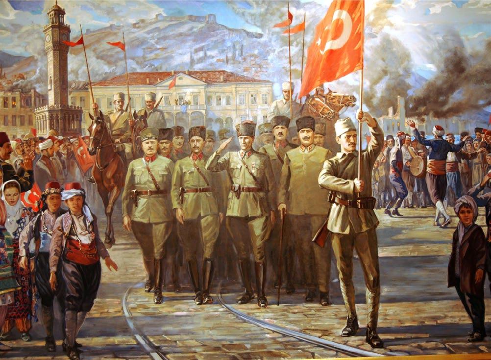 Tarih İzmir in Kurtuluşu 9 Eylül 1922 İzmir in dağlarında çiçekler açar, Altın güneş orda sırmalar