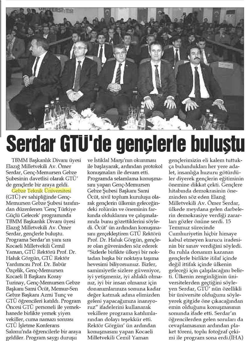 Yayın Adı : İstanbul Gazetesi Yayın Tarihi : 03.01.2017 Küpür Sayfa : 12 Referans No : 63132595 Rek.E.