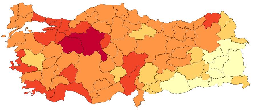 EĞİTİM ALINAN YIL Ülkemizde 18 yaş üstü bireylerin ortalama eğitim süresi 5 ile 9