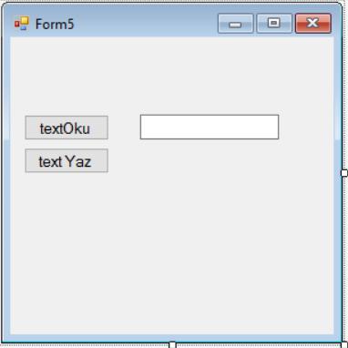 Text Dosya İşlemleri Imports System.