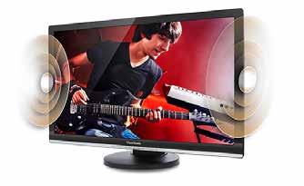 ViewSonic SD-Z246, kristal berraklığında stereo sesler sunan gelişmiş multimedya performansı için iki adet entegre 2W stereo hoparlöre sahiptir.