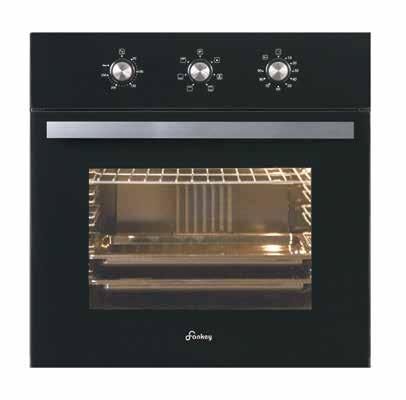 FAF-21216 6 Fonksiyonlu Multi Turbo 6 Functions Multi Turbo, Soğutma Fanı / Turbo Fan, Tangential Cooling Fan/Turbo Fan, LOW-E Fırın İç Camı, LOW-E Oven Inner Door Glass Cam Kumanda Paneli, Glass