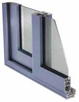 KASA KANAT : 70 mm. : 45 mm. UNINSULATED ALUMINIUM SLIDING SYSTEM Uninsulated sliding system and suitable for big size of windows and doors.