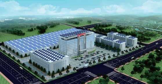 Guangdondaki fabrika Uluslararası Zhaoqing Hi-Tech Sanayi Yatırım Bölgesi yer almakta ve 55000 m² alana sahip olup kapalı üretim alanı 57000 m² dir.
