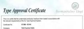 Belgelerimiz VDE Certificates GOST Belgelerimiz GOST Certificates LLOYD