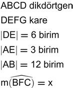 176101019642540701015 51. Her x gerçel sayısı için A sayısı 52. şeklinde tanımlanıyor. ifadesinin A türünden eşiti nedir? A) B) C) D) E) 53.