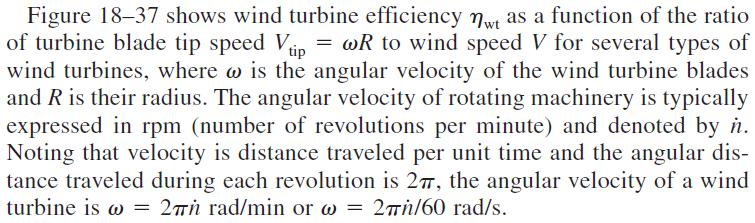 Bu değer ƞ wt,max, herhangi bir rüzgar türbininin mümkün olan maksimum verimliliğini ve Betz limiti olarak bilinir.