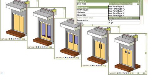 üzerindeki küçük değişikliklerin saklanması sağlanmaktadır. Nesnelerin Autodesk Revit yazılımı üzerinde Family ve Type kavramları ile çalışması Şekil 4.7 de gösterilmiştir.