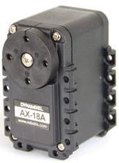 Dynamixel AX 18A, TTL bağlantı sistemine sahiptir ve 3 pinli bir girişi vardır. Bu girişlerden biri data, biri toprak ve biri de besleme girişleridir.