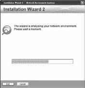 5 IP Adresini Atama 1. Yazılım CD sinin Software Utility dizinindeki Installation Wizard 2 (Kurulum Sihirbazı 2) programını çalıştırın. 2. Program, ağ ortamınız üzerinde analizler yapacaktır.