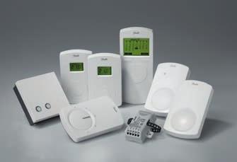 Oda kontrolü tüm amaçlar için Danfoss Link kablosuz kontrol sistemi Danfoss Link; döşemeden ısıtma, radyatör termostatları, elektrikli açma/kapama röleleri ve daha fazlasını