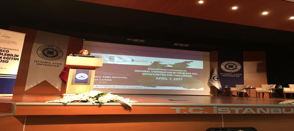 Filiz Katman, 7 Nisan 2017 de İstanbul Aydın Üniversitesi nde Dimitrie