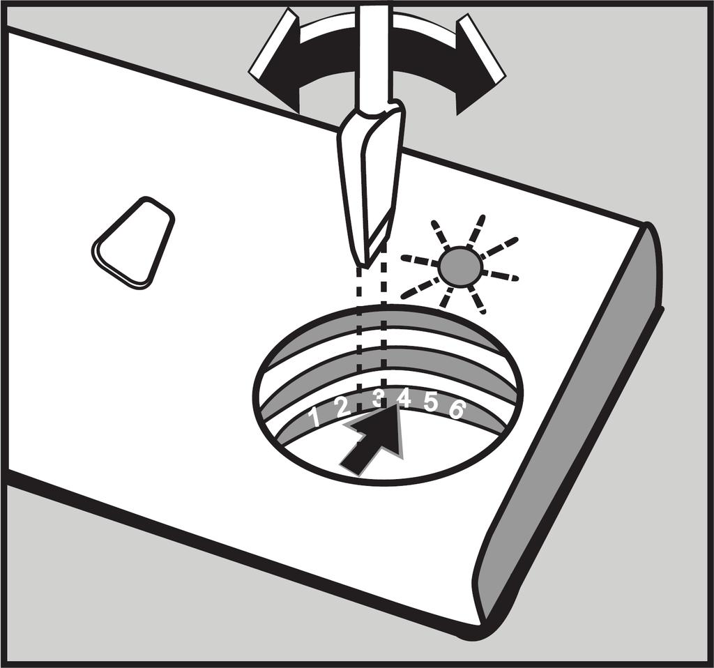 Kontrol paneli üzerindeki parlatıcı eksik uyarı lambası yanıyorsa deterjan kabındaki parlatıcı bölmesine parlatıcı ilave edilmelidir.