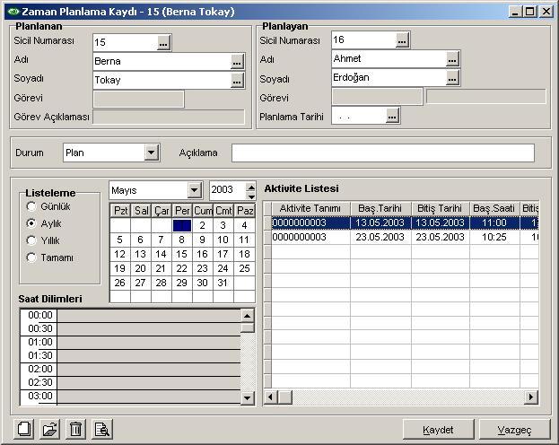 (Hayır) Kanun parametrelerindeki izin tablosu kullanılır