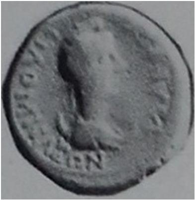 Philomelion 2. Ön yüz: Augustus büstü Arka yüz: Mēn büstü. Lane 1975, 72.