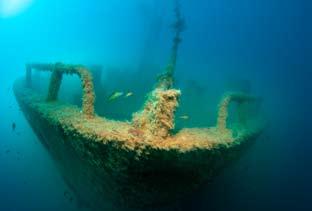 Bölgenin bir de batığı var İberian Coast. 1979 yılı İngiliz yapımı, Bahama bandralı 72.2 metre uzunluğunda 11.3 metre eninde ve 954 ton ağırlığa sahip.