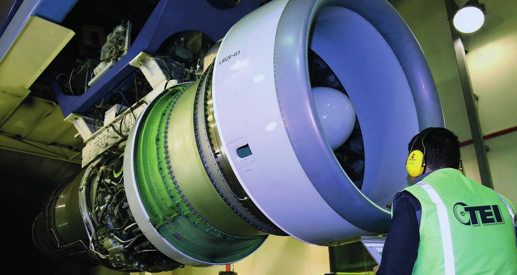 Motor Montaj ve Test (AIT) TEI max. 100.000 lbs. kapasiteli turbofan test bremzesi, max. 2.