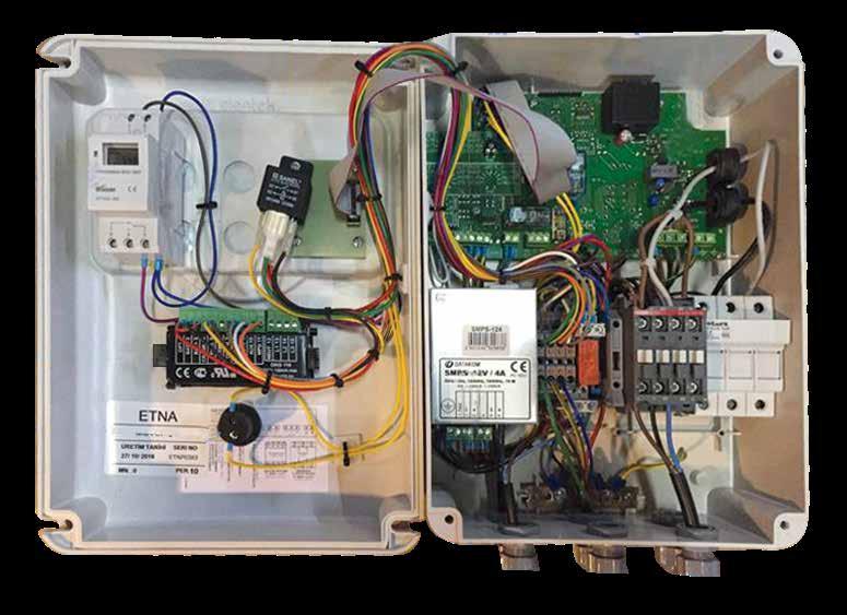 24 MOTOPOMP Program Saati Güç Rölesi SR-0 Smart 1 Pano Kasası Smart 1 Kontaktör Smart Evo Trafosu