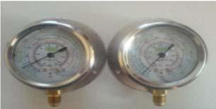 f) Manometer Brand Model: ALCO MR 06 DS g) Ampermeter Brand Model: SAYPORT DP3