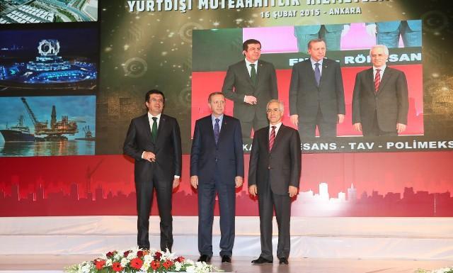 Cumhurbaşkanı Erdoğan törende yaptığı konuşmada, Türkiye yi dünya ikinciliğine taşıyan müteahhitlerin başarılarının artarak devamını dileyerek, Önümüzdeki yıllarda bu listede 42 nin çok çok üstünde