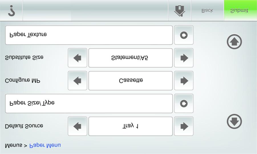 MS812de'i kullanma 134 1 2 3 8 7 6 5 4 Dokunun Bunun için 1 Sol ok Sola kaydırır. 2 Sağ ok Sağa kaydırır. 3 Yukarı ok Yukarı kaydırın. 4 Aşağı ok Aşağı kaydırır.