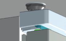 ğini şekilde gösterildiği gibi 90 döndürerek takınız. Buzdolabı montajında duvar ile buzdolabının arka bölgesi arasındaki boşluk 75 mm yi aşmamalıdır.