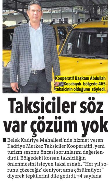 HÜRRİYET AKDENİZ Tarih : 04.03.2015 GÜNLÜK BÖLGESEL GA.