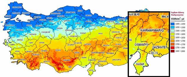 ise TR63 Bölgesi, yılın tüm aylarında Türkiye ortalamalarından yüksek değerlere sahiptir.