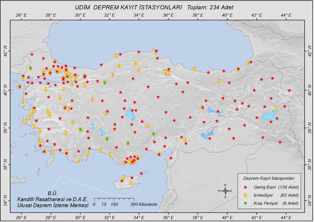 İvmeölçer Deprem Kayıt İstasyonları Deprem Çözümleri