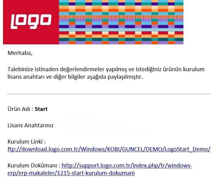 Aşağıdaki resimde yüklenmiş olup her görüldüğü bir parça, üzerine gibi, ilgilitıklanarak linkteki kurulum sırasıyla dosyaları indirilmelidir. birden çok parçaya ayrılarak İndirme LOGOSTART_Demo.part1.