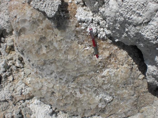 a b ġekil 3.2 EskiĢehir-Kırka Etibor Maden ĠĢletmeleri açık ocağında gözlenen boraks minerali.