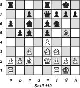 56. a4 Fxa4 57. Vh3 Kxf6 58. Fxf6 Axf6 59. Vxg2+ Şf8 60. Vxb7 Ve birkaç hamle sonra siyahlar terketmiştir. Oyun 25 inci hamleden sonra Chajes tarafından çok iyi oynanmıştır.