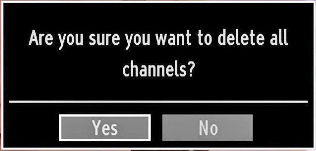 When finished, press OK button again. Network Channel Scan Select Network Channel Scan from the installation menu by using or and OK buttons. Network Channel Scan selection screen will be displayed.