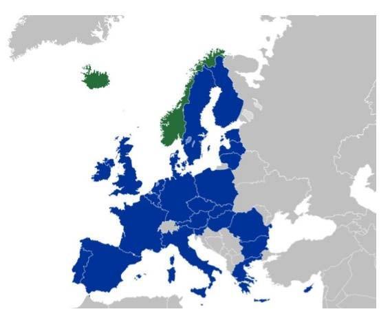 MRV'nin Coğrafi Kapsamı MRV Yönetmeliğinin Geçerli Olduğu Ülkeler, Adalar ve Bölgeler; Tüm Avrupa