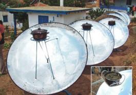 Güneş ocakları 9 Güneş pişiricileri olarak da bilinen güneş ocakları (Şekil 4.21), güneş enerjisinden etkin olarak yararlanabilmek için özellikle kırsal kesimlerde kullanılır.