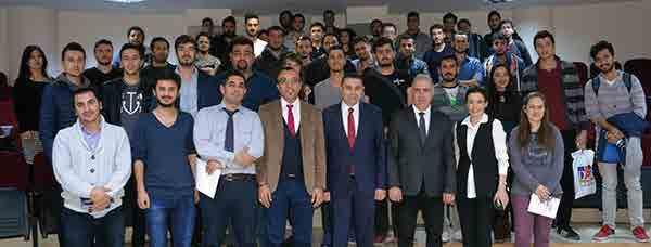 Seminerlerimiz MMO dan Akdeniz Üniversitesi nde seminer Makine Mühendisi Tarık Güner, Akdeniz Üniversitesi nde Endüstride Buhar