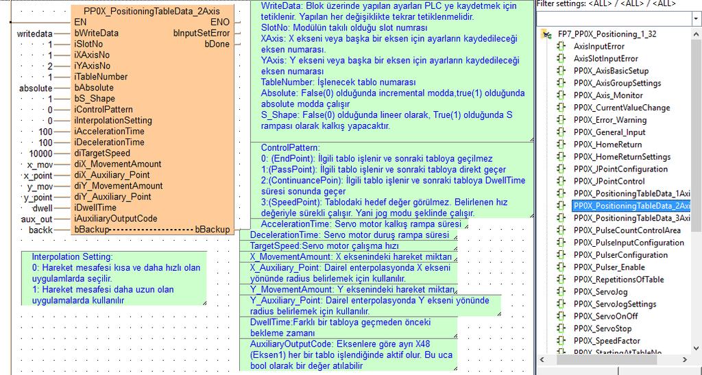 Ekranın sağ tarafında bulunan Instructions kısmından Location segmesi seçilerek eklemiş