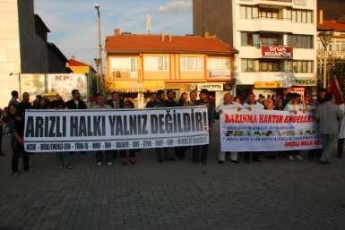 PROTESTO AMAÇLI EYLEME KATILDIK.