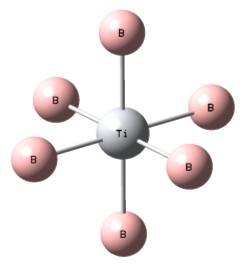 24 B 6 Ti iyon atom topaklarının hesaplama