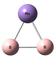 6.5.2. B 2 Mn Atom Topakları B 2 Mn nötr atom topakları: Tablo 6.39 B 2 Mn nötr atom topaklarının hesaplama verileri CEP121-G 6-311++G(d.