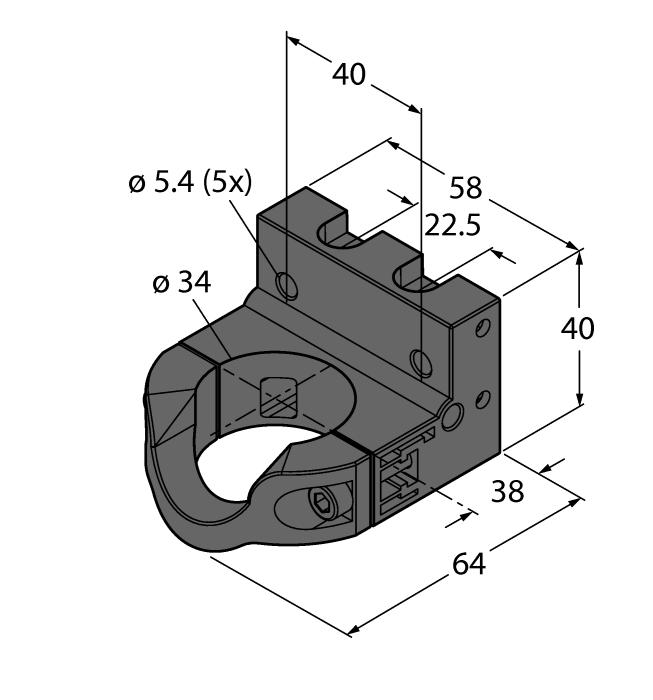 Aksesuarlar PTS-COVER A9350 Kapatma kepi PTS-MB-34 6835043 Montaj braketi Wiring accessories WKC4.