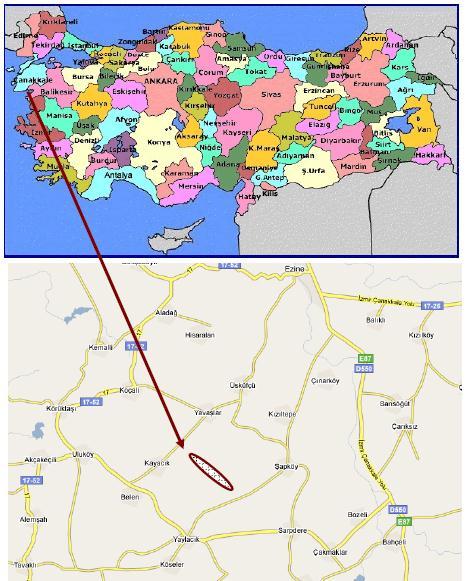 Şekil 1: Projenin Türkiye