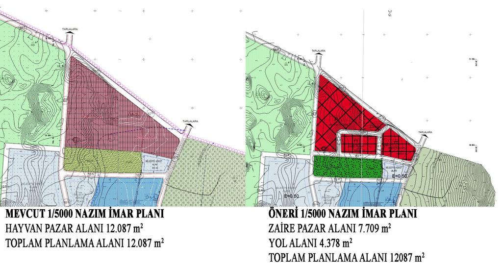 MANİSA İLİ KULA İLÇESİ- 1/5000 ÖLÇEKLİ NAZIM İMAR PLANI DEĞİŞİKLİĞİ,1/1000 12.