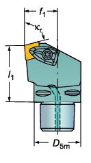 GENERL TURNNG External machining - Holders for negative basic-shape inserts Dış çap işleme - Negatif temel şekilli kesici uçlar için takımlar Coromant Capto kesme üniteleri CoroTurn RC rijit bağlama