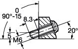 GENERL TURNNG uild-in tools Kartuşlar Pozitif temel şekilli kesici uçlar için kartuşlar CoroTurn 107 kartuşları için montaj ölçüleri Metrik ölçüler D 1a, Dα ve D 1b ölçülerinin hesaplanması Eksenel