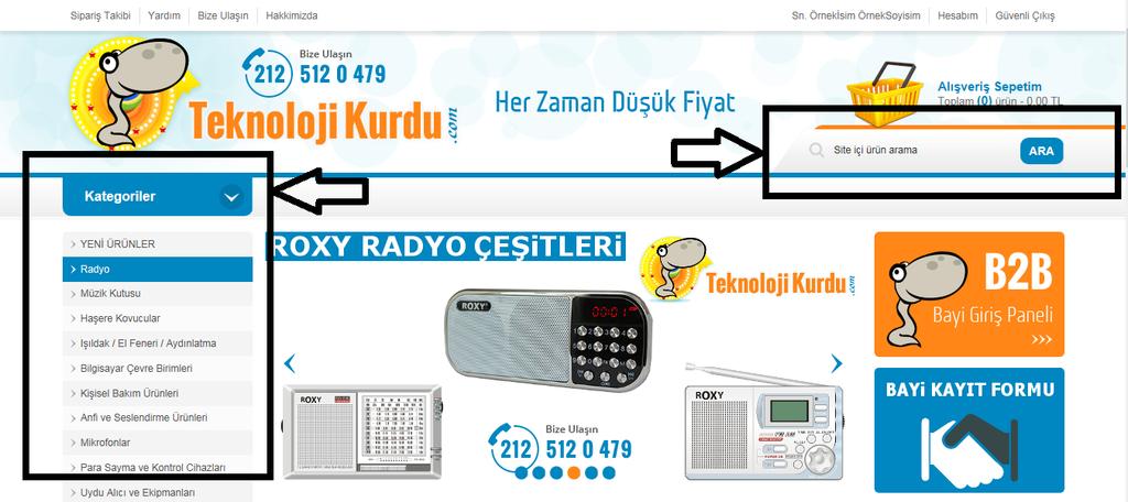 Üyelik bilgileriniz kısmı önemlidir. Buradaki bilgileri (adres, telefon gibi) bir defa girip kaydettikten sonra her sipariş aşamasında yeniden girmek zorunda kalmazsınız.